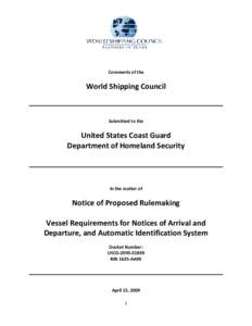 Technology systems / Water transport / Container ship / United States Coast Guard / Containerization / Automatic Identification System / 10 + 2 / Office of CBP Air and Marine / Transport / Technology / United States Department of Homeland Security