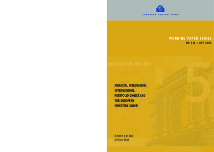 Financial integration, international portfolio choice and the European Monetary Union