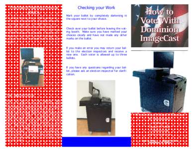 Election fraud / Government / Optical scan voting system / Ballot / Electronic voting / Voting system / Secret ballot / Voter-verified paper audit trail / Politics / Elections / Voting