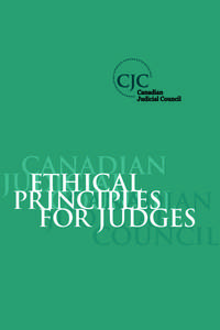 ETHICAL PRINCIPLES FOR JUDGES