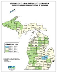 HIGH RESOLUTION IMAGERY ACQUISITION Center for Shared Solutions - State of Michigan[removed]