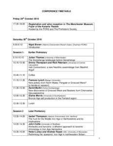 Microsoft Word - Conference timetable 2010.doc