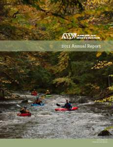 2011 Annual Report  Green River, VT americanwhitewater.org