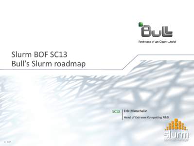 Bull-Slurm-BOF-2013-v04-Diffusion
