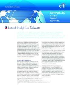 Transaction Services  Network 3.0 Access. Insight. Expertise.