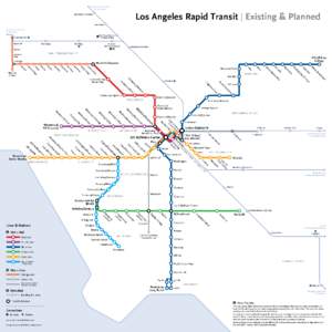 Antelope Valley Line to Lancaster Los Angeles Rapid Transit | Existing & Planned  Sylmar/San Fernando