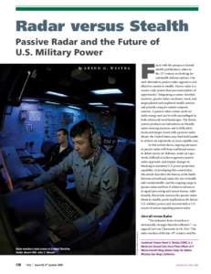 Radar versus Stealth Passive Radar and the Future of U.S. Military Power F