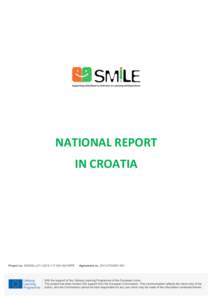    NATIONAL	
  REPORT	
   IN	
  CROATIA	
    	
  