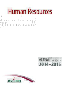 Human Resources  Annual Report 2014–2015  Human Resources