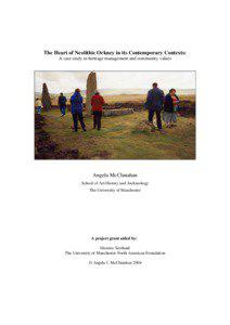 The Heart of Neolithic Orkney in its Contemporary Contexts: A case study in heritage and community values