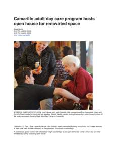 Microsoft Word - Ventura County Star[removed]Camarillo adult day care program hosts open house or renovated space.docx