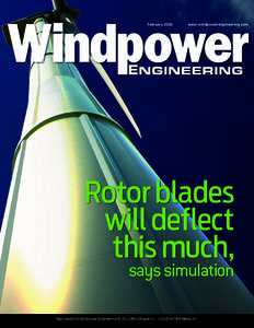 Februarywww.windpowerengineering.com ®