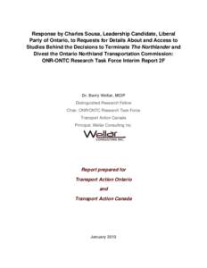 Microsoft Word - ONR-ONTC IR F Response by Charles Sousa_FINAL