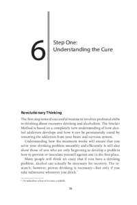 6  Step One: Understanding the Cure  Revolutionary Thinking