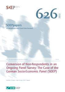 Conversion of Non-Respondents in an Ongoing Panel Survey: The Case of the German Socio-Economic Panel (SOEP)