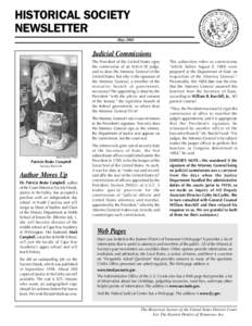 HISTORICAL SOCIETY NEWSLETTER Newsletter May[removed]Page 1