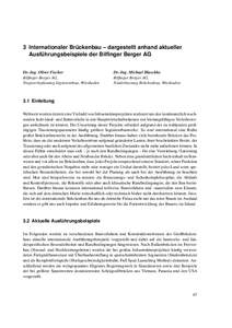 3 Internationaler Brückenbau – dargestellt anhand aktueller Ausführungsbeispiele der Bilfinger Berger AG Dr.-Ing. Oliver Fischer
