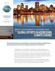 PROSPECTUS  37th Annual Conference of the International Association for Impact Assessment