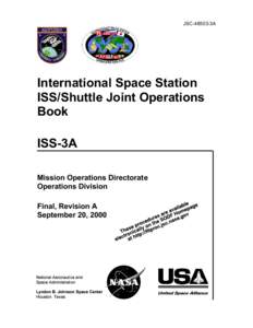 JSC3A  International Space Station ISS/Shuttle Joint Operations Book ISS-3A