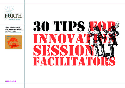 > // THIS CHECKLIST IS PART OF THE INNOVATION EXPEDITION, BY GIJS VAN WULFEN. CHECK IT OUT ON AMAZON.COM  30 TIPS FOR