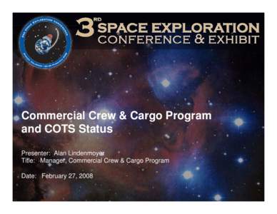 Microsoft PowerPoint - AIAA 3rd Space Ex Conf. COTS.ppt