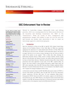 SEC Enforcement Year in Review