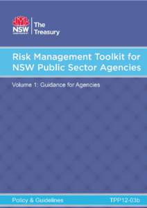 TPP12-03b Risk management toolkit Volume 1 Guidance for Agencies