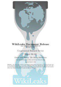 WikiLeaks Document Release http://wikileaks.org/wiki/CRS[removed]