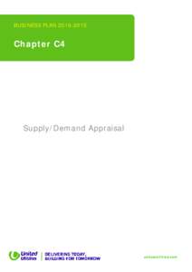 BUSINESS PLANChapter C4 Supply/Demand Appraisal