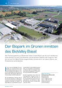 16  Life Sciences Der Biopark im Grünen inmitten des BioValley Basel