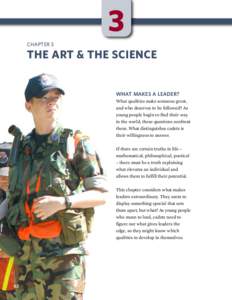 3 CHAPTER 3 THE ART & THE SCIENCE  WHAT MAKES A LEADER?