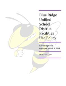 Blue Ridge Unified School District Facilities Use Policy
