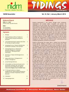 NIDM Newsletter NIDM Newsletter NIDM Newsletter