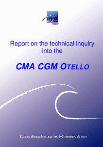 Report on the technical inquiry into the