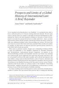 The European Journal of International Law Vol. 25 no. 1 © The Author, 2014. Published by Oxford University Press on behalf of EJIL Ltd. All rights reserved. For Permissions, please email: [removed] Pr