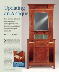 Updating an Antique How an Arts & Crafts hall stand was redesigned for the 21st century without