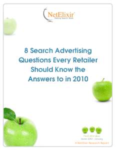 8 Search Advertising Questions Every Retailer Should Know the Answers to inFresh SEM Ideas
