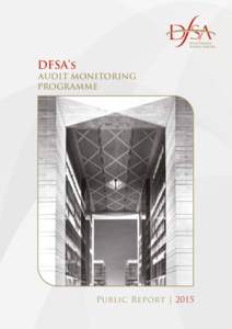 DFSA’s  AUDIT MONITORING PROGRAMME  Public Report | 2015