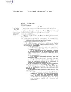 120 STAT[removed]PUBLIC LAW 109–390—DEC. 12, 2006 Public Law 109–390 109th Congress