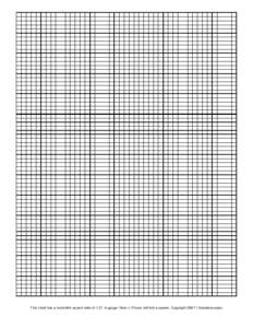 This chart has a row/stitch aspect ratio ofA gauge 14sts x 17rows will knit a square. Copyright ©2011 Sweaterscapes   