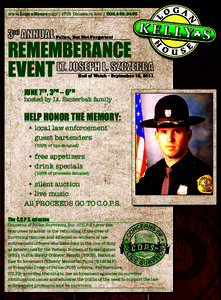 www.LoganHouse.com | 1701 Delaware Ave | [removed]Fallen, But Not Forgotten! REMEMBERANCE EVENT
