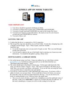 KINDLE APP ON NOOK TABLETS  VERY IMPORTANT! )