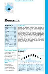 ©Lonely Planet Publications Pty Ltd  Romania Bucharest...................... 679 Sinaia............................. 691 Braşov...........................694