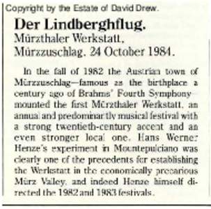 Review: Der Lindberghflug