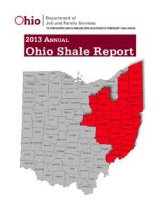 2013 Annual  Ohio Shale Report Table of Contents A Message from Director Dungey .............................................................................. 2