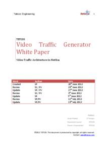 1  TETCOS Video Traffic White Paper