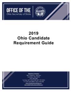 2019 Candidate Requirement Guide
