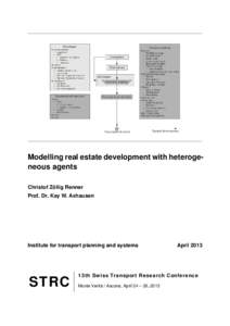 Modelling real estate development with heterogeneous agents Christof Zöllig Renner Prof. Dr. Kay W. Axhausen Institute for transport planning and systems