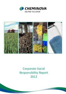 HELPING YOU GROW  Corporate Social Responsibility Report 2012