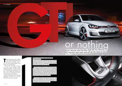 TOP GEAR  or nothing s blown Seven reasons why the New Golf GTI ha same to yours
